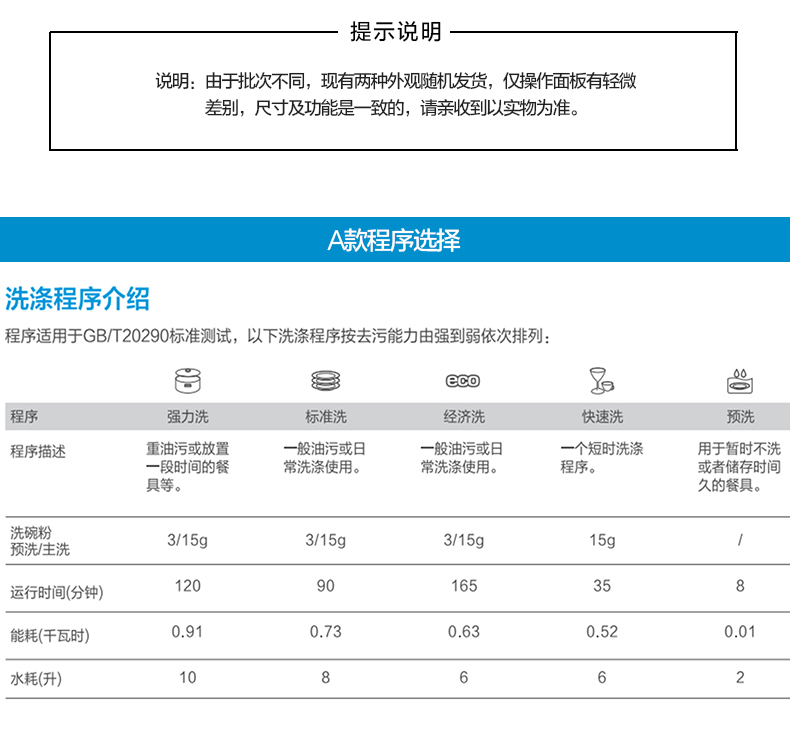 WQP6-3206A-CN 美的嵌入式洗碗機(jī)家用全自動(dòng)刷碗消毒臺(tái)式