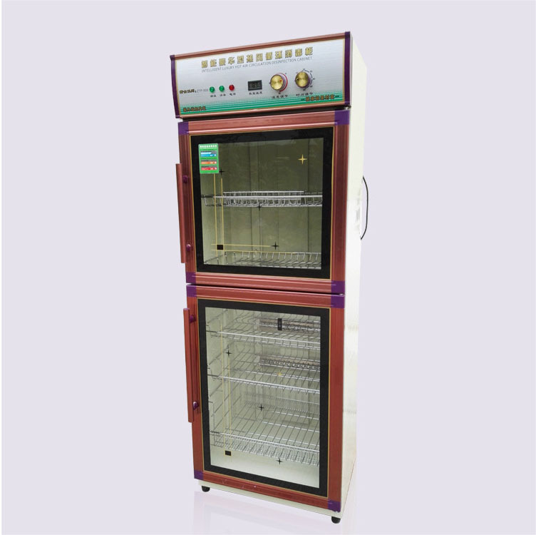 廠家直銷(xiāo) 高檔熱風(fēng)循環(huán)消毒柜ZTP--500L 雙門(mén) 智能商用消毒碗柜