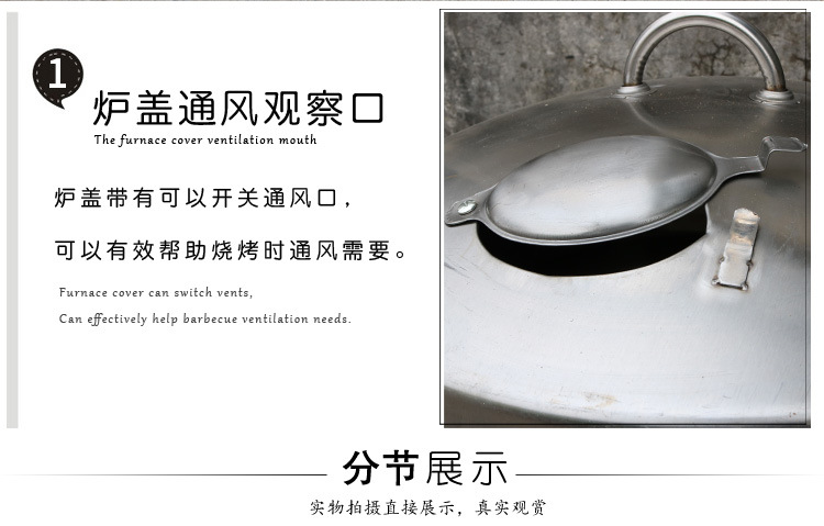 世廚90cm雙層木炭型烤鴨爐商用不銹鋼燒豬燒鵝烤羊排羊腿吊爐批發
