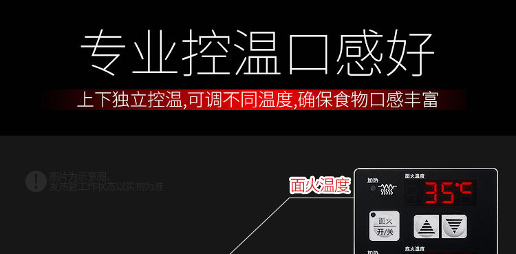 樂(lè)創(chuàng) 烤箱商用烤爐單層一層一盤蛋糕面包大烘爐微電腦 披薩電烤箱