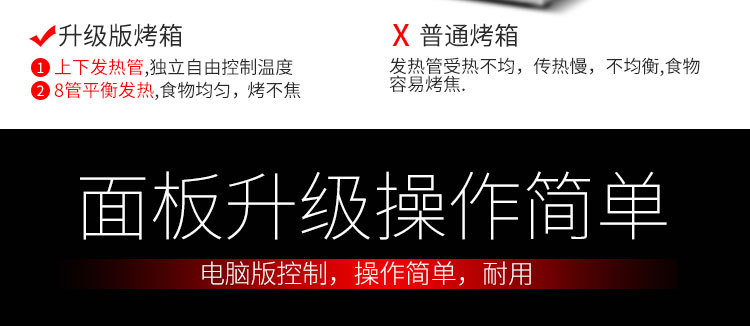 樂(lè)創(chuàng) 烤箱商用烤爐單層一層一盤蛋糕面包大烘爐微電腦 披薩電烤箱