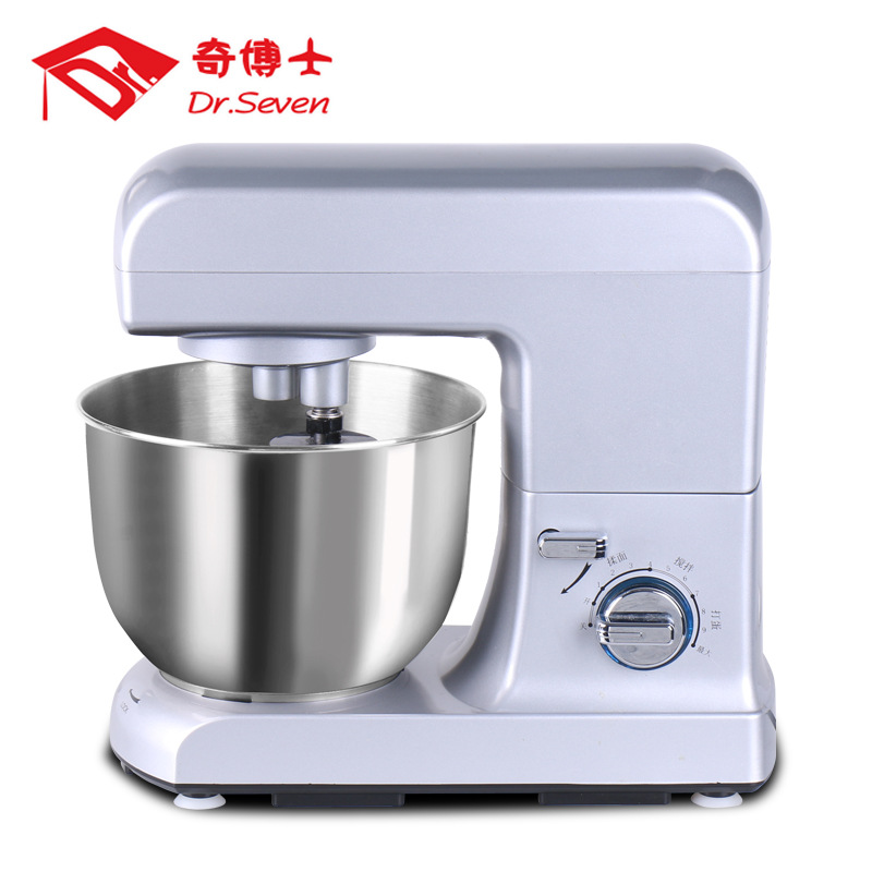 奇博士5L奶蓋機商用鮮奶機廚師機打發(fā)機淡奶油機奶茶店設(shè)備攪拌機
