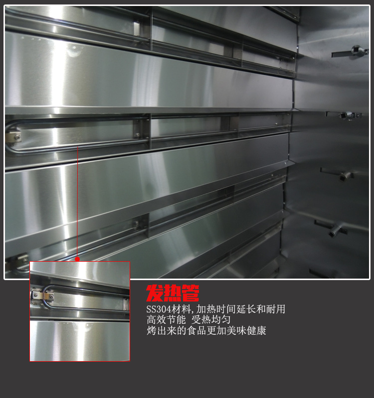 商用SEJ-3P自動(dòng)旋轉(zhuǎn)電熱燒雞爐燒烤爐 新款3棍烤乳鴿烤鴨電熱烤爐