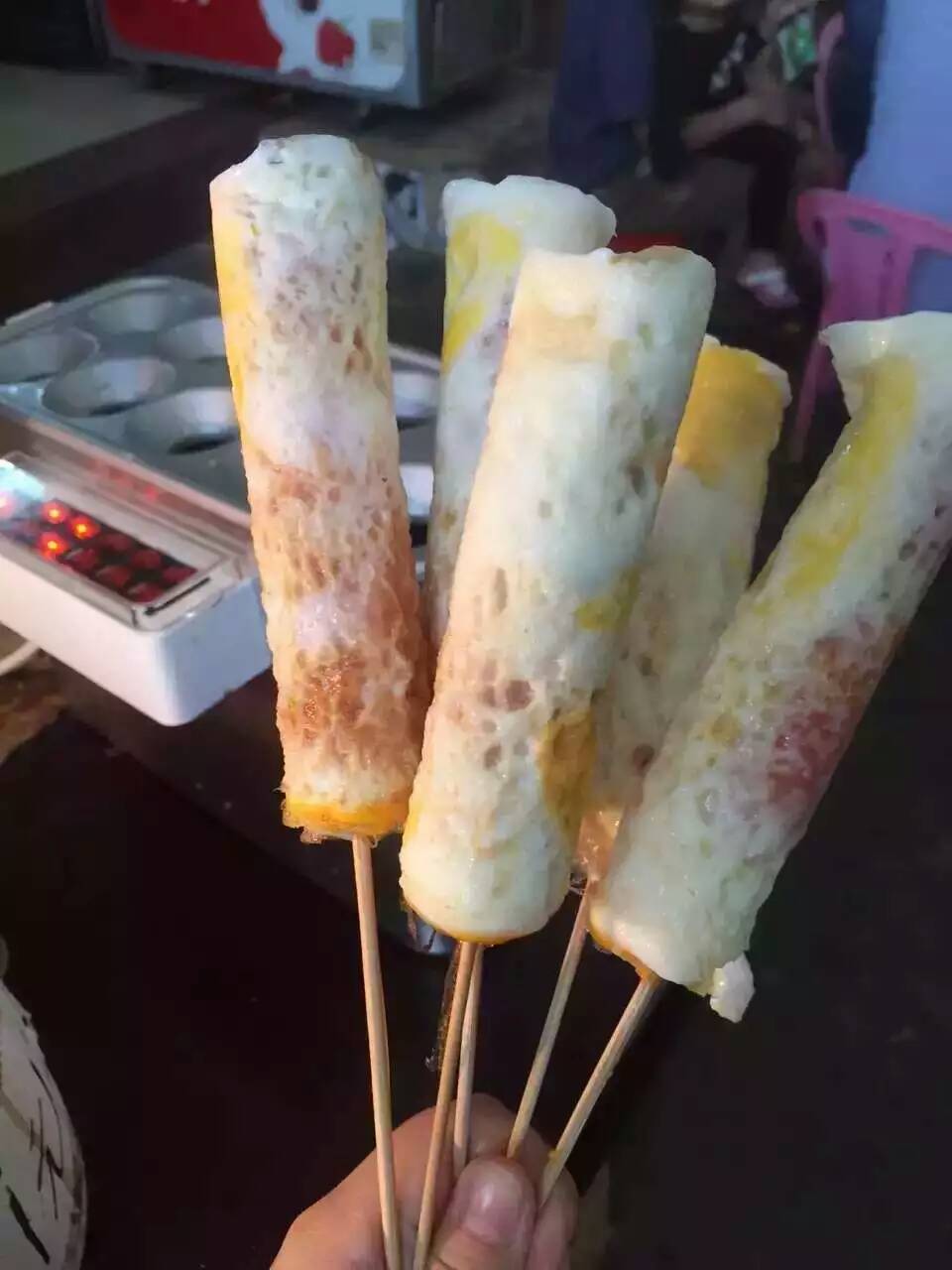 小型十管商用全自動蛋卷包腸機(jī) 雞蛋烤腸機(jī)