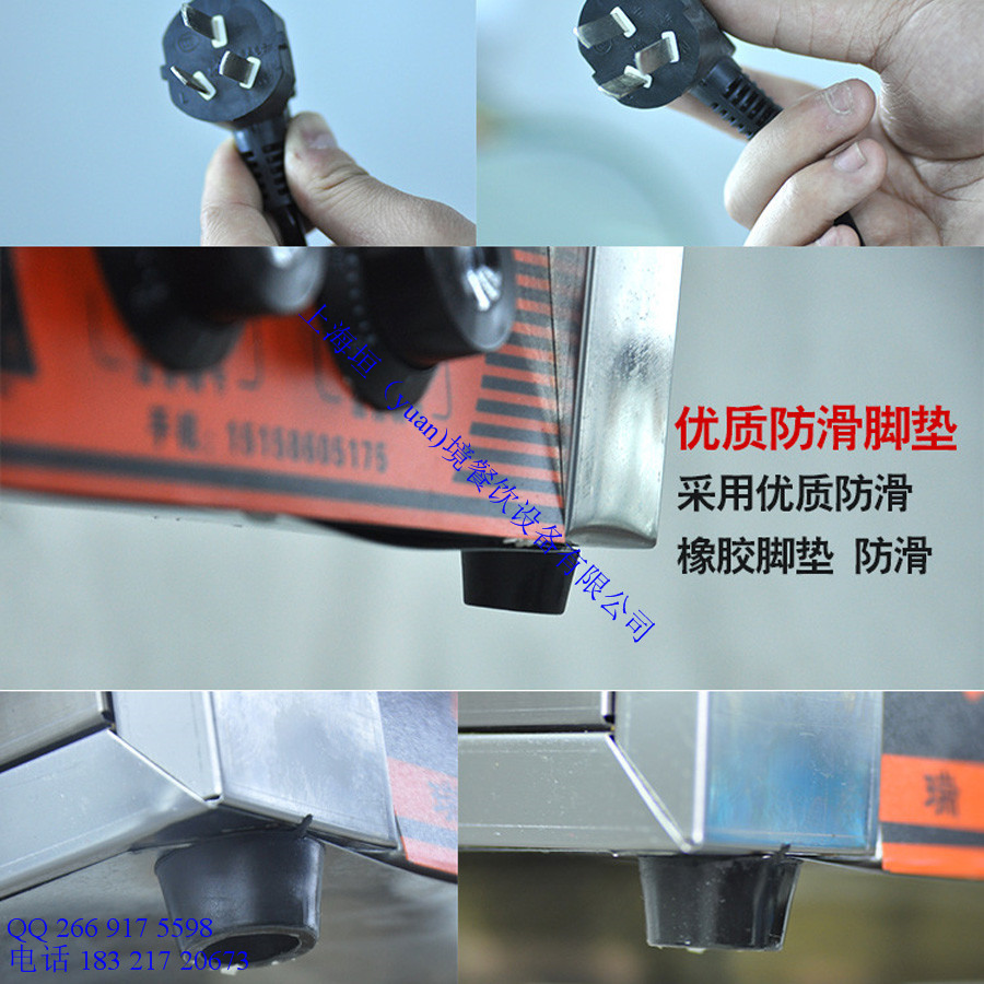 工廠(chǎng)直銷(xiāo)帶門(mén)帶燈烤腸機(jī) 出口雙控溫?zé)峁窓C(jī) 電動(dòng)商用香腸機(jī)