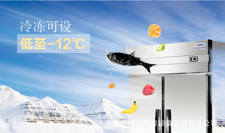 格林斯達(dá)星星冰柜商用工作臺(tái)冷藏冷凍四門(mén)機(jī)械控溫帶移動(dòng)輪直銷