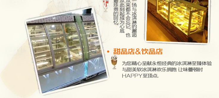 廠家直銷冰淇淋柜 風冷臥式商用硬質(zhì)冷凍雪糕柜展示柜12盤新品