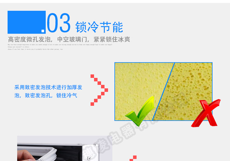 穗凌LG4-1000M3F立式單溫三門(mén)風(fēng)冷直冷展示冷藏柜商用超市冰柜
