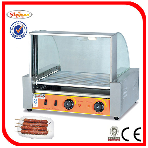 杰冠工廠直銷滾筒式烤香腸烤熱狗機(jī)便利店商用設(shè)備品質(zhì)保證