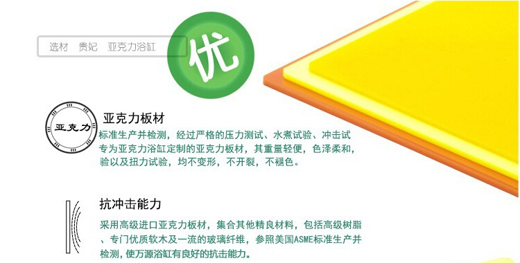 廠家 多功能 智能按摩沖浪方浴缸 純亞克力 酒店/工程/出口/外貿(mào)
