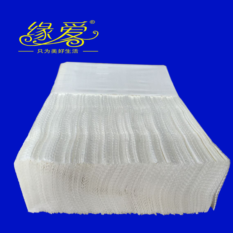 緣愛(ài)批發(fā)加厚三折擦手紙廚房吸油用紙抽紙酒店廁所衛(wèi)生紙多省包郵