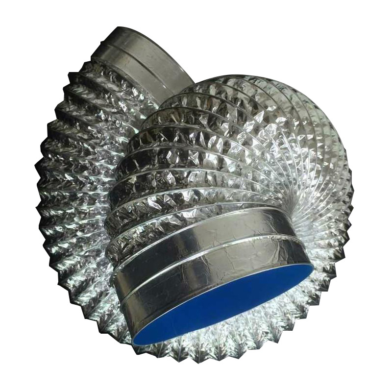 廠家批發(fā)煙機(jī)配件φ250油煙機(jī)排煙管3米風(fēng)管 鋁箔排煙管通風(fēng)管道