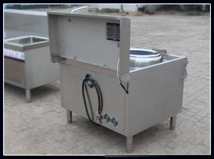 商用電磁炒灶/雙炒單水撐炒灶/微耗電商用灶、單頭單尾電磁爐