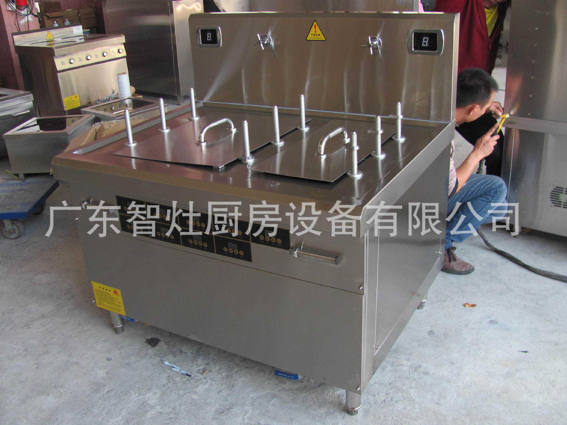 多功能電磁煮面爐 商用六頭自動(dòng)升降節(jié)能湯面爐 麻辣燙煮面灶定制