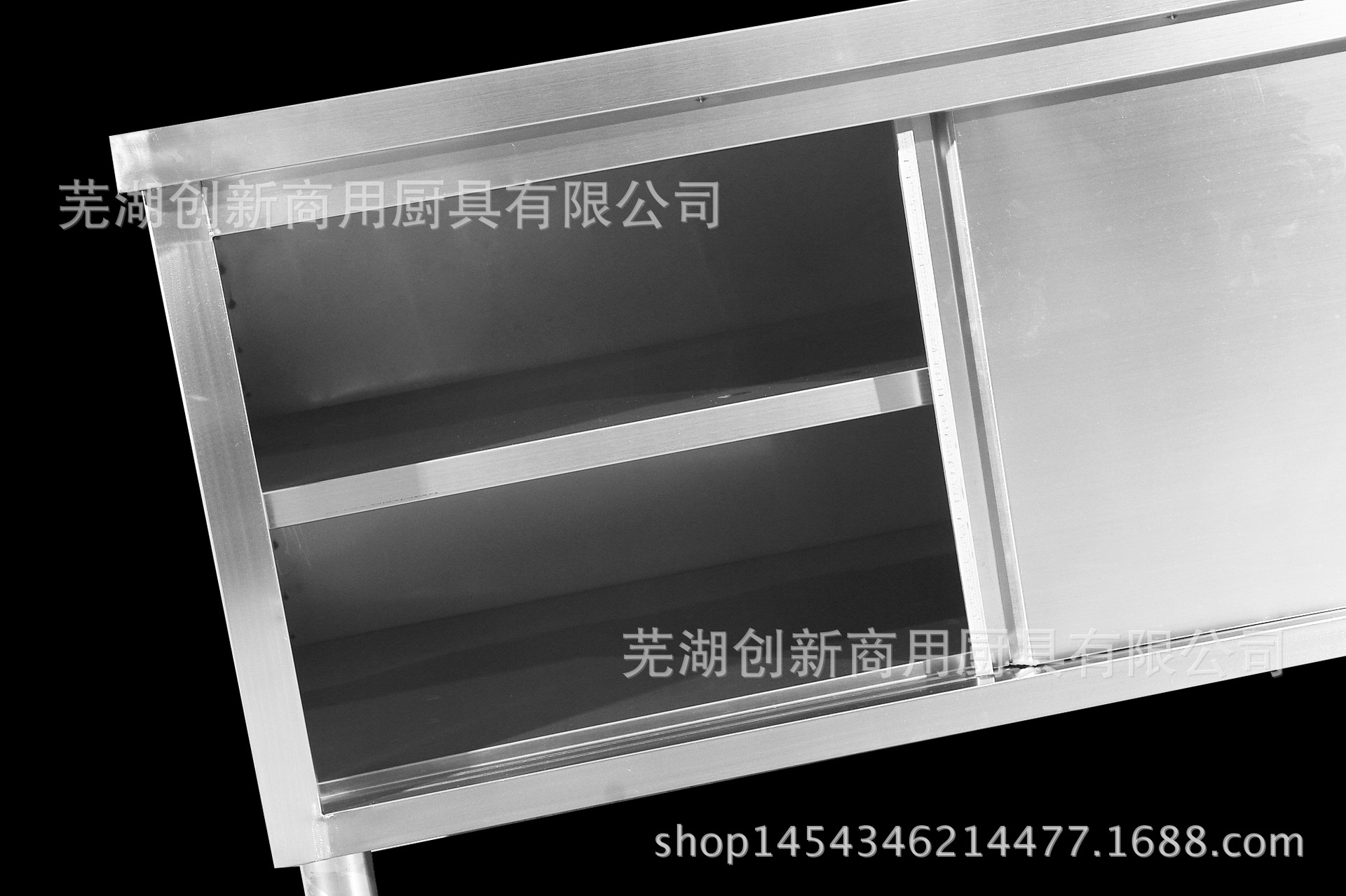 創(chuàng)新廚具 不銹鋼單通工作臺 廠家直銷 學校酒店工廠廚房專用