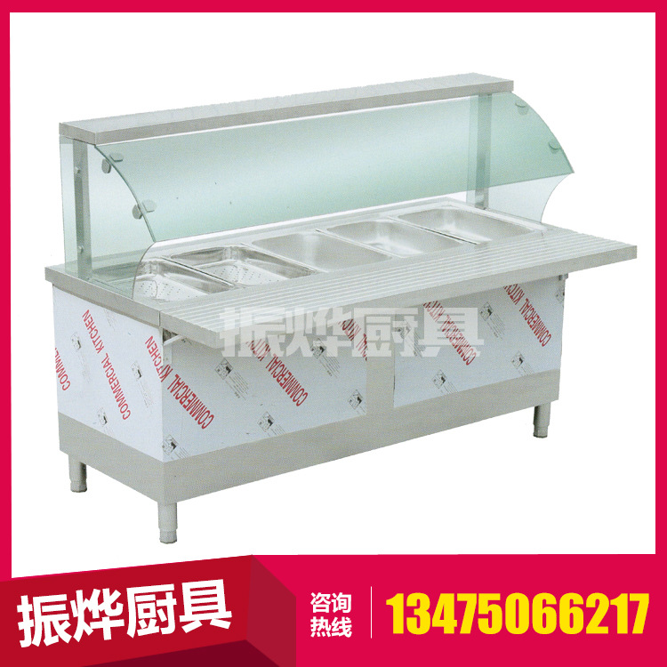 豪華玻璃罩拉門(mén)售飯臺(tái)