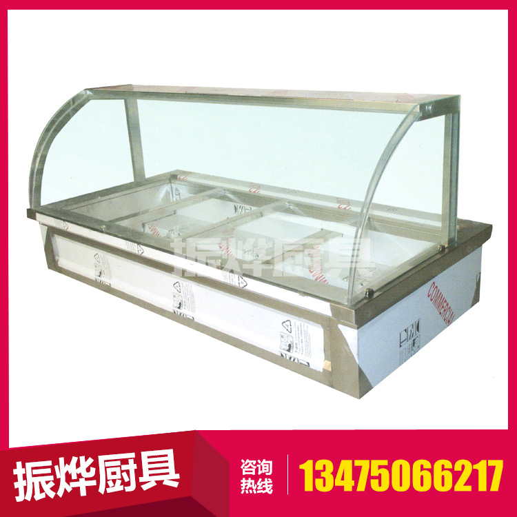 玻璃罩保溫售飯臺(tái)