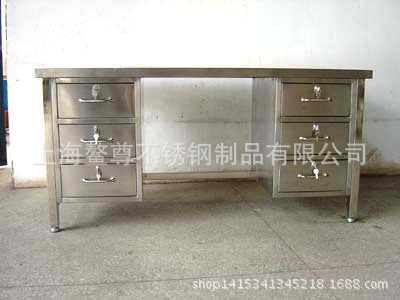 廠家直銷(xiāo) 不銹鋼廚房臺(tái)面 工作臺(tái) 不銹鋼辦公桌柜子加工定做