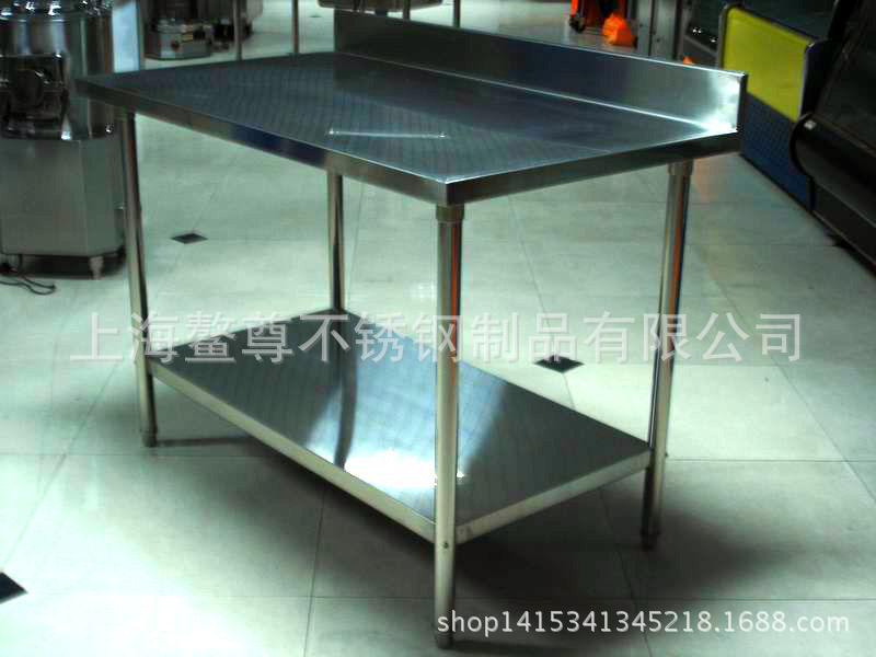 廠家直銷(xiāo) 不銹鋼廚房臺(tái)面 工作臺(tái) 不銹鋼辦公桌柜子加工定做
