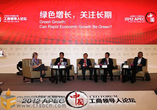 APEC中國工商領導人論壇“全體會議：綠色增長，關注長期”現(xiàn)場圖片